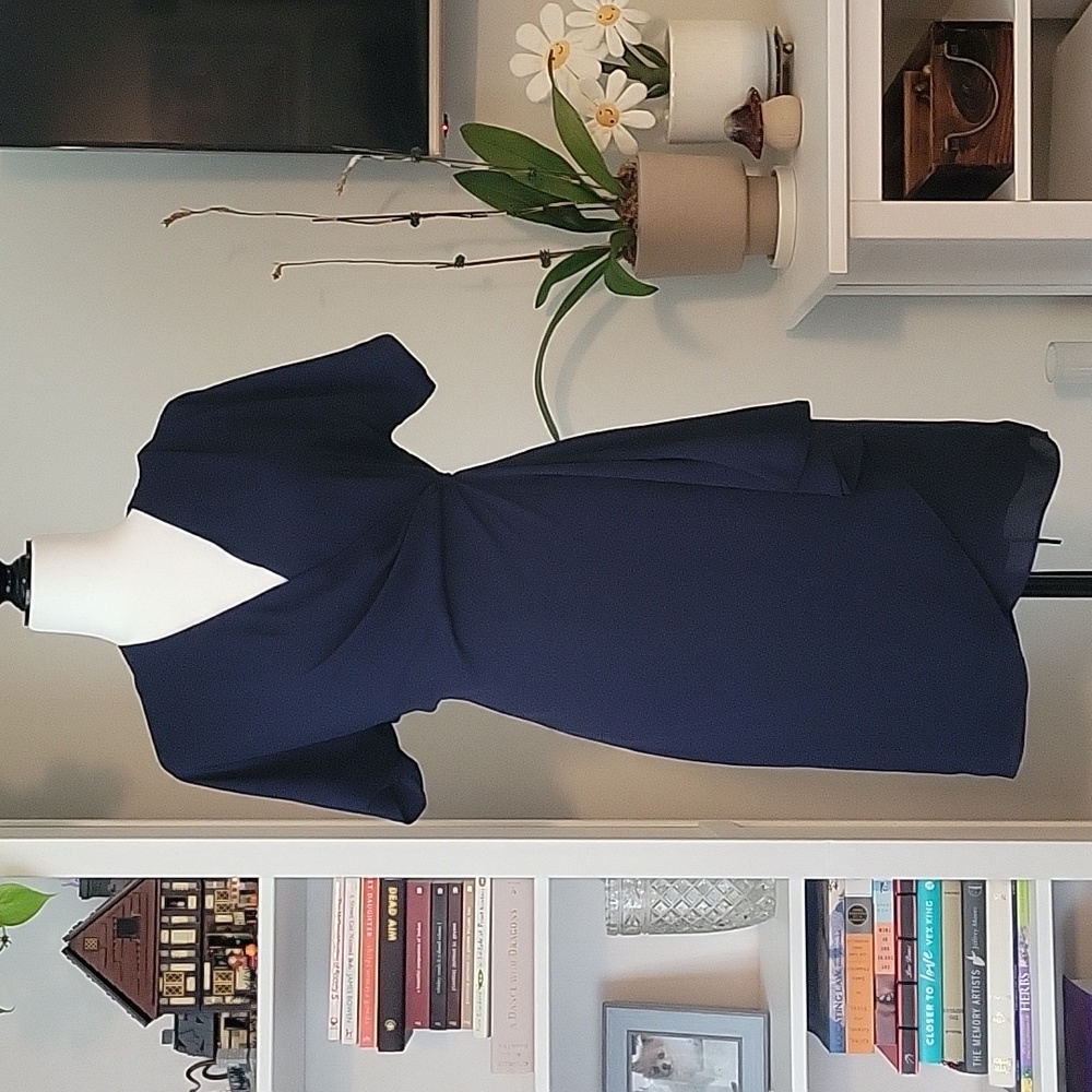 Babaton Midnight Blue Wrap Dress